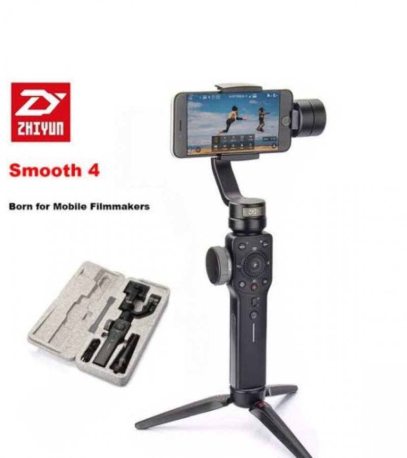 Zhiyun Smooth 4 3-Axis Handheld Smartphone Gimbal Stabilizer ~ Black