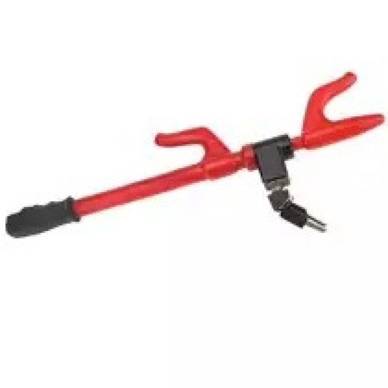 Anti-Theft Long Steering Wheel Lock For All Vehicles - Red