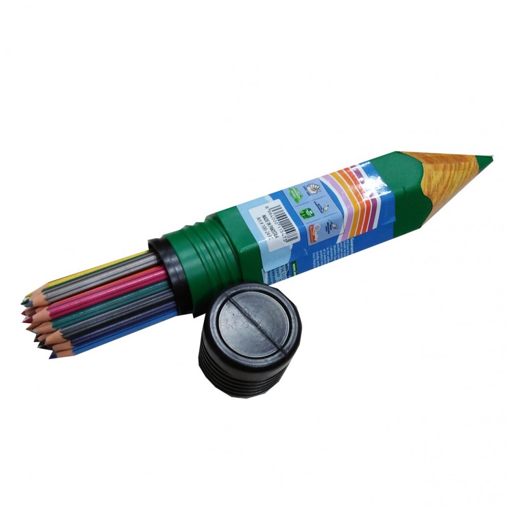 Deer Pencil Multiple Colors Box For Kids - 24 Pieces