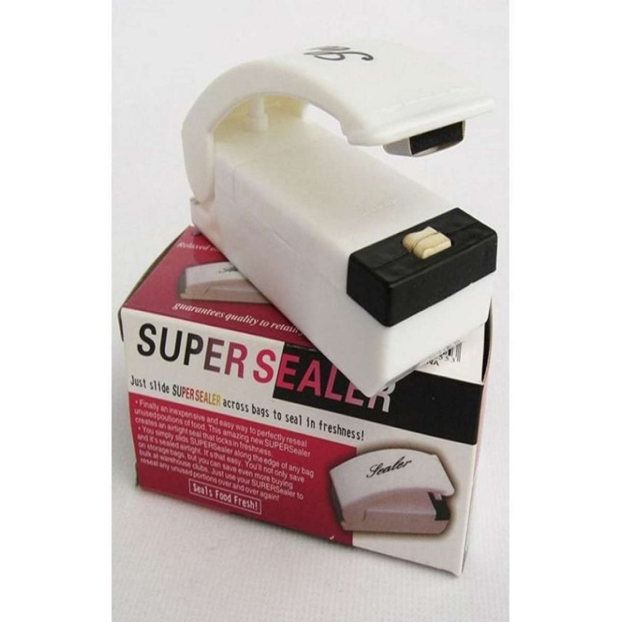 Mini Super Sealer with Battery - White