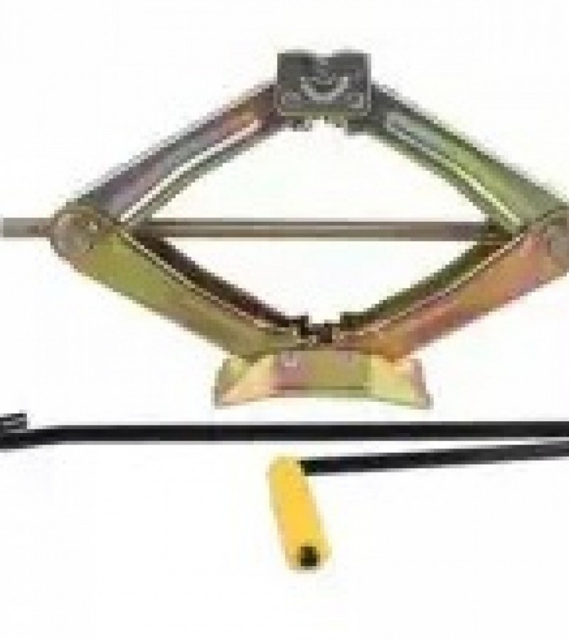 Premium Scissor Jack For Cars - Silver