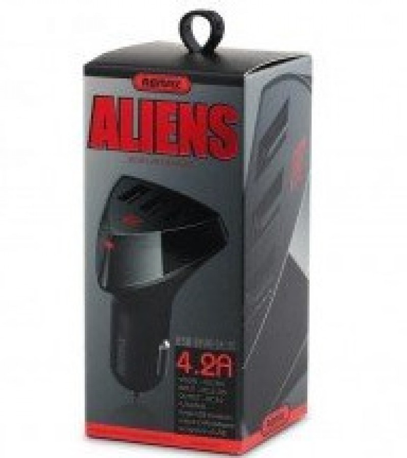 Remax RCC304 Aliens 3 USB Car Charger - 4.2A
