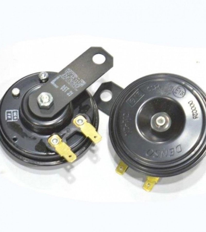 Universal Denso Compact Horn For Car & Bike - Set Of 2