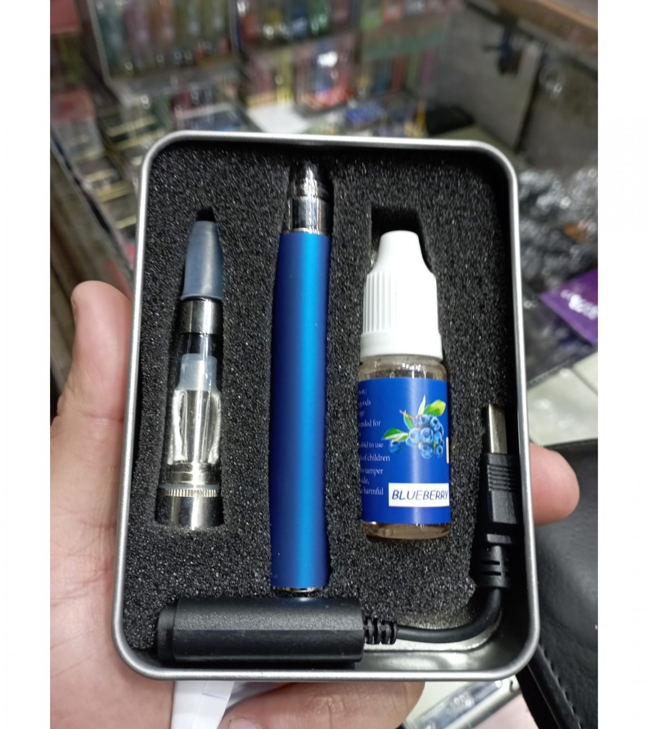Rechargeable Electronic Shisha Pen Cigarette With Flavor And Charger