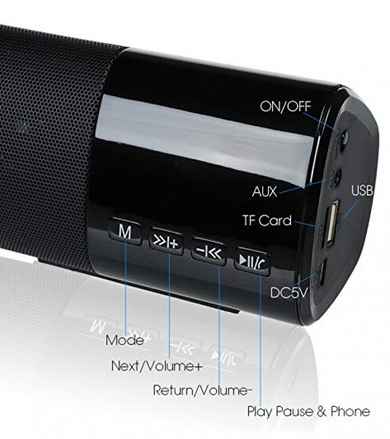 Red Bluetooth Speaker - Lengthy Design BS100