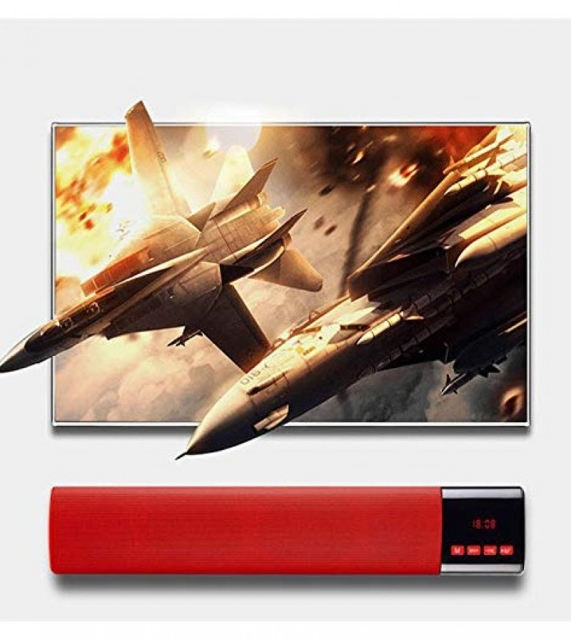 Red Bluetooth Speaker - Lengthy Design BS100