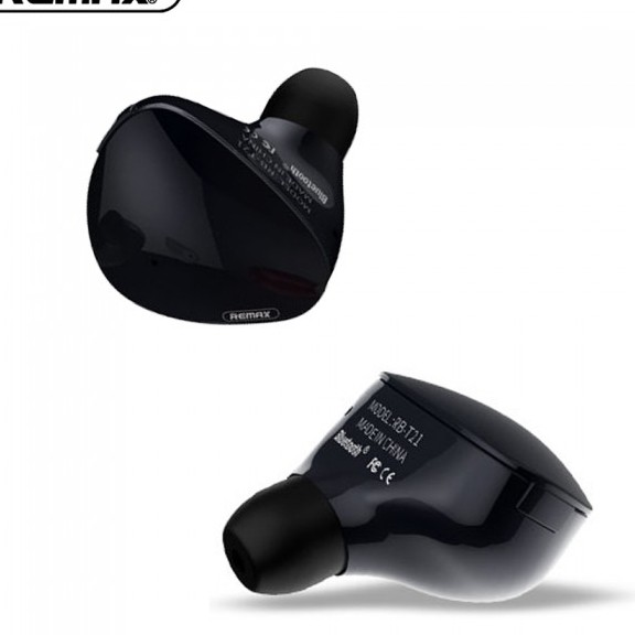 Remax Bluetooth RB-T21 Wireless Mini Single Side Earphone - Black