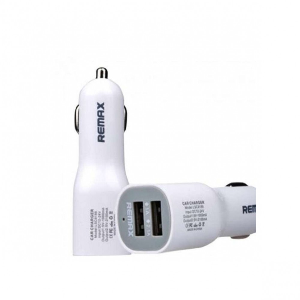 REMAX Car Charger dual (2) USB Ports Fast Charging 2.1 A