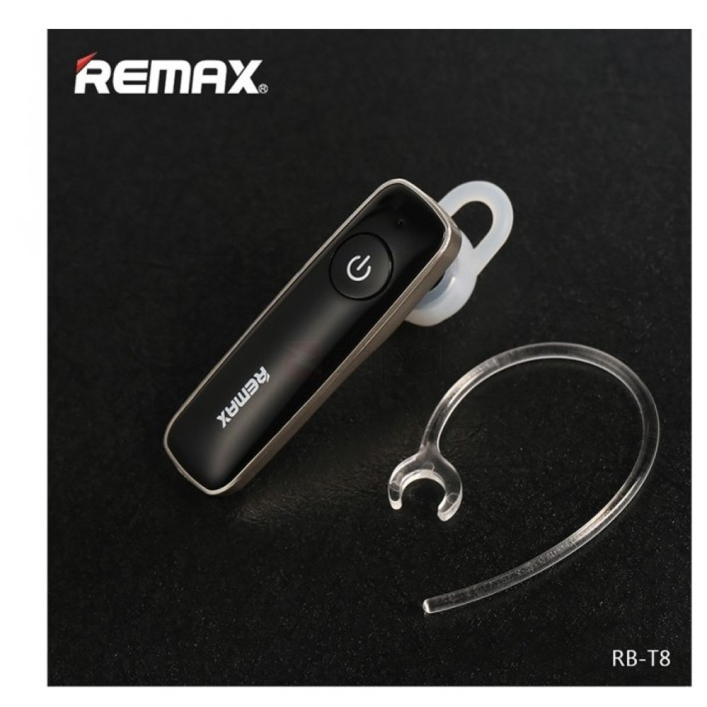 Remax Single Side Bluetooth Headset T8 - Black