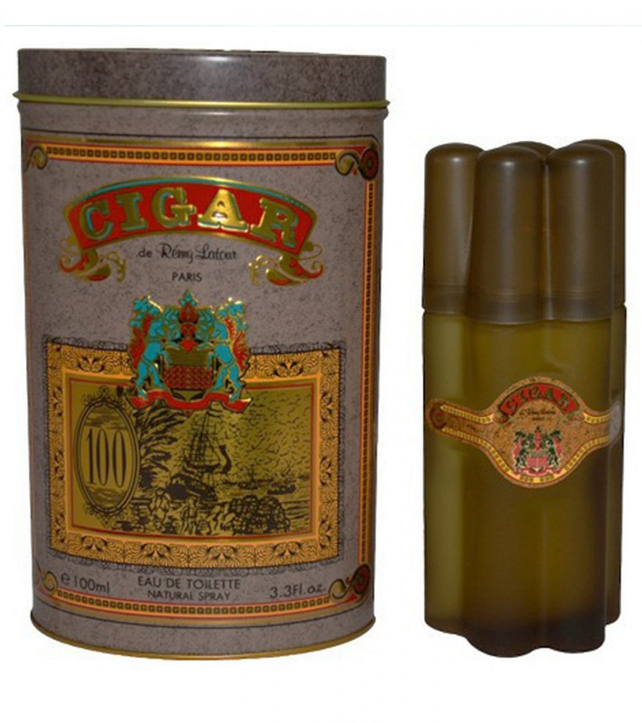 Remy Latour Cigar Perfume For Men Eau De Toilette Spray, 3.3 Ounces - 100 ml