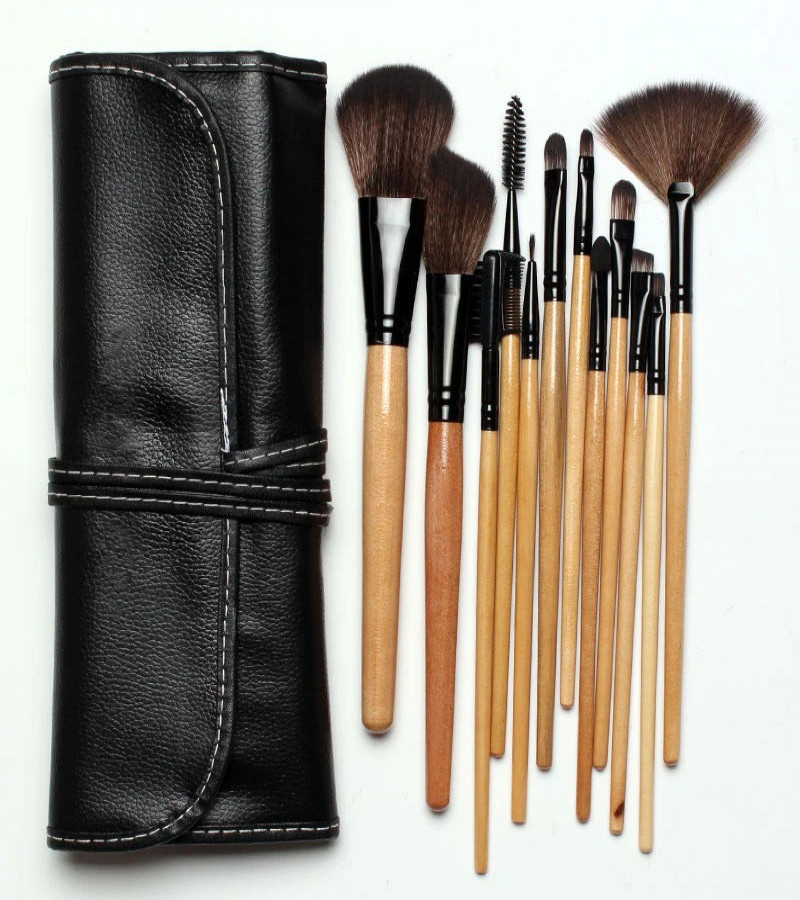 12 piece makeup brushes set for women