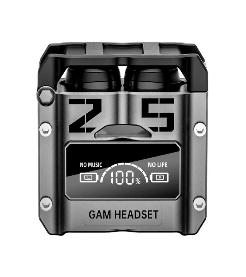 M25 Gaming TWS Earbuds Wireless Bluetooth Headset E-Sports Wireless Bluetooth Digital Display Wireless Bluetooth V5.3 Headset LED Display