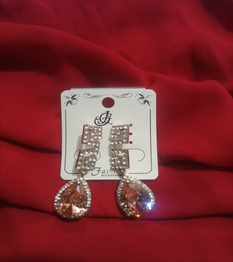 New Eid arrival Orange color fancy earring