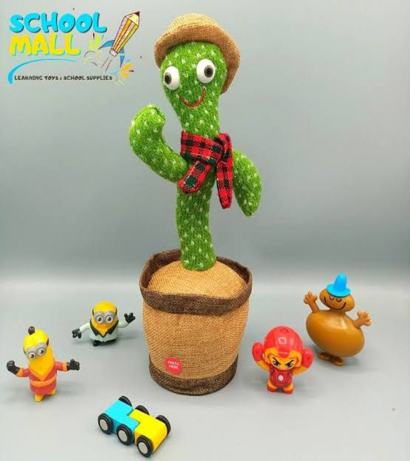 Rechargeable Cactus Talking / Voice Recording Toy with Clothes/Accessories