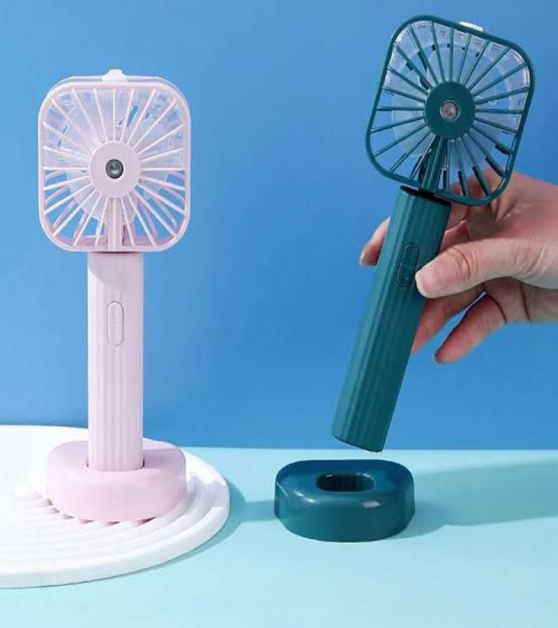 Rechargeable Handy Mist/Humidifier Fan with 3 Speed