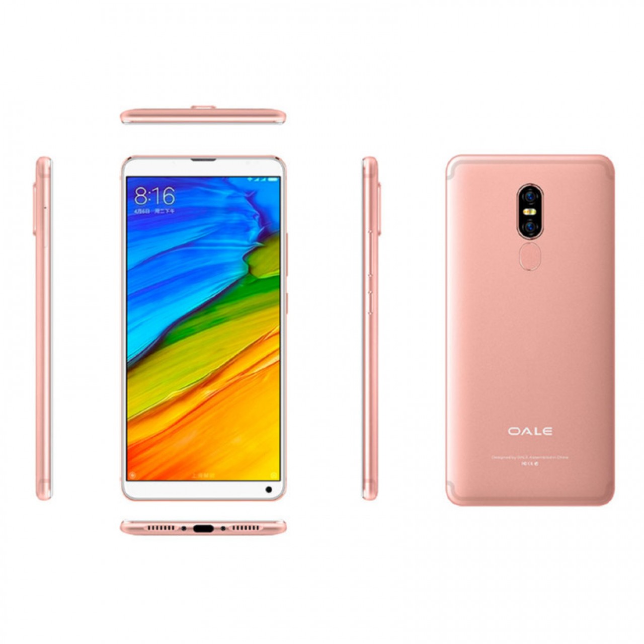 Rose Gold - APEX 1 Oale Mobile Phone Open Up New Horizons - 2GB - 32GB