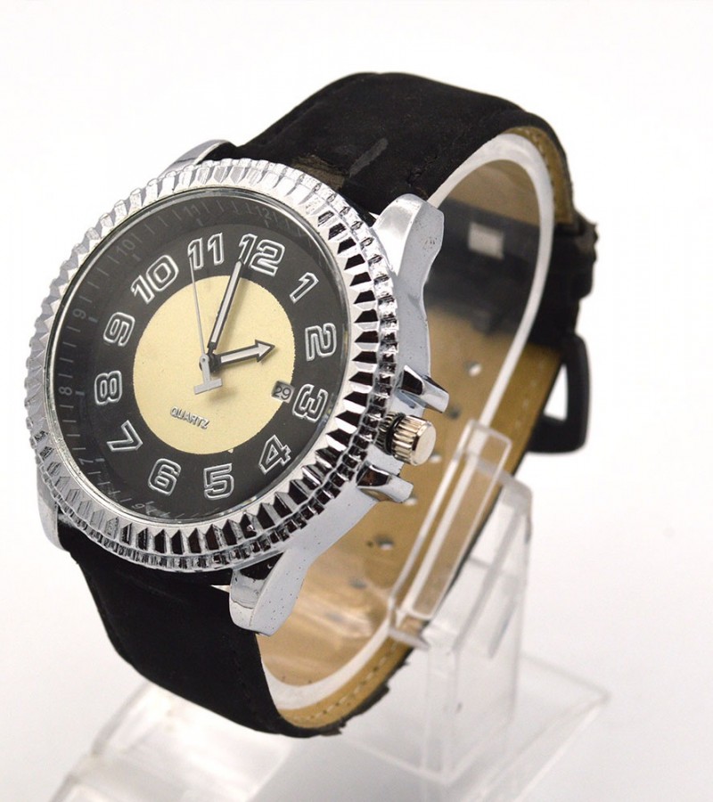 Round Shape Dial Watch For Men
