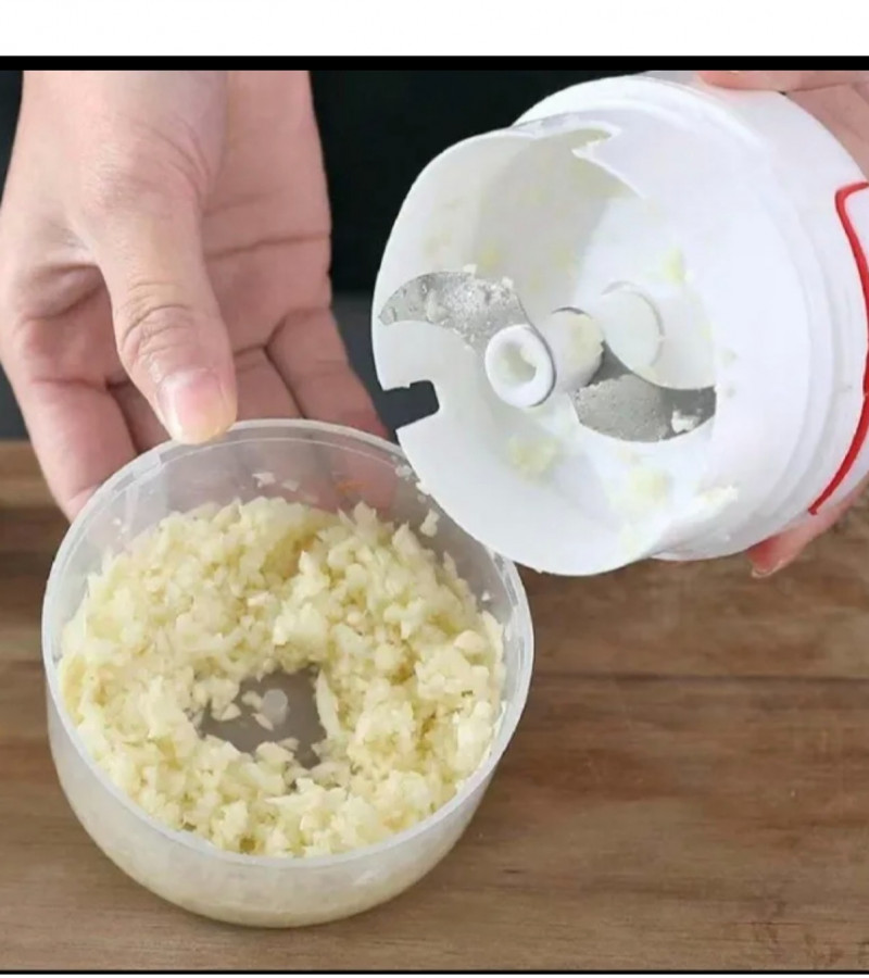 Hand pulled garlic grinder MANUAL