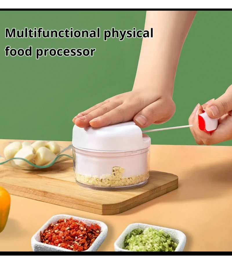 Hand pulled garlic grinder MANUAL