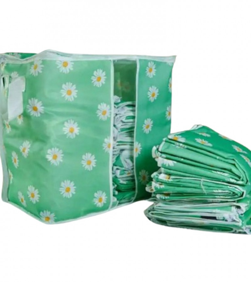 High Quality Flower Printed Storage Bag