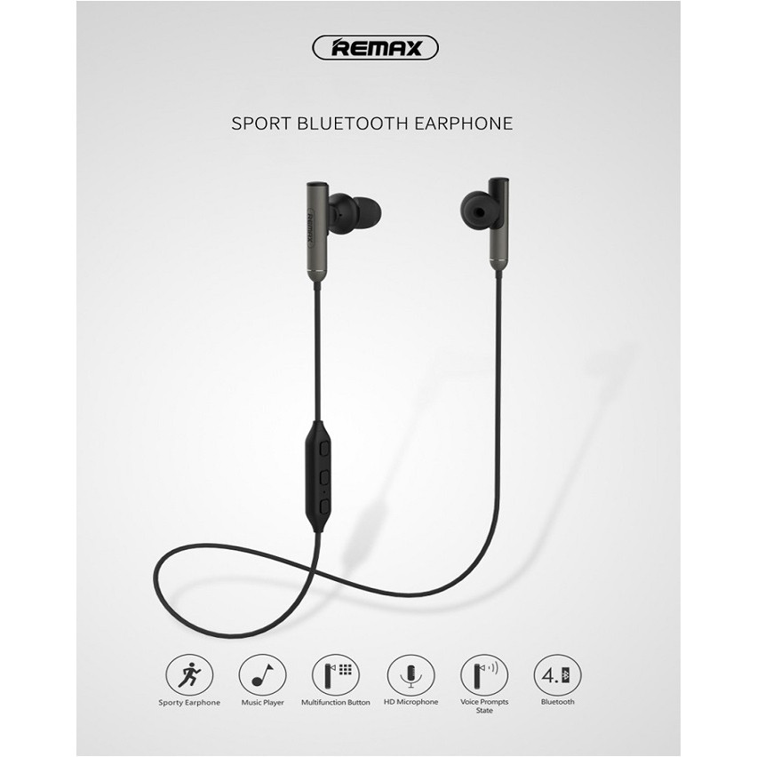 S9 Bluetooth V4.1 Sport Headphone Headset - Black