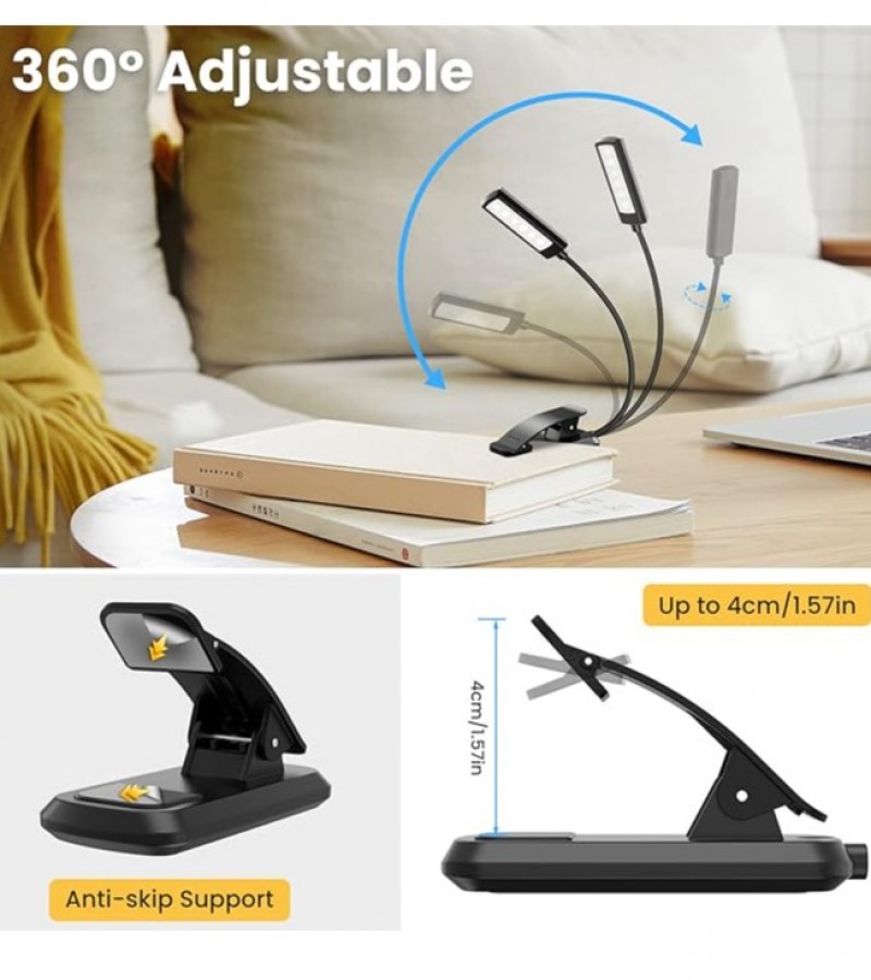 Book Lamp for Reading 9 LED Book Light, Reading Light