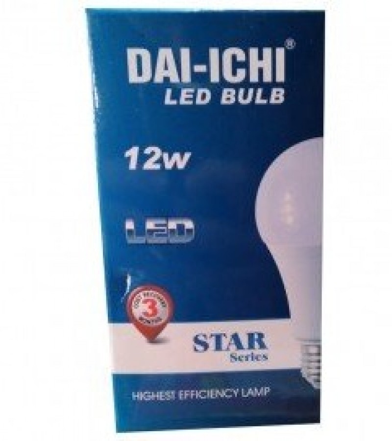 DAI-ICHI Led Bulb - 12 Watt - 3 Months Cost Recovery