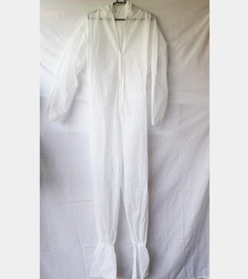 Body Protection Disposable Coverall Suit with Shoe Covers - 70gsm