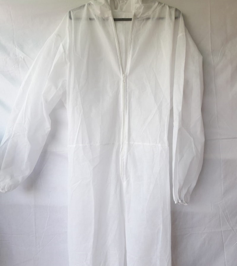Body Protection Disposable Coverall Suit with Shoe Covers - 70gsm