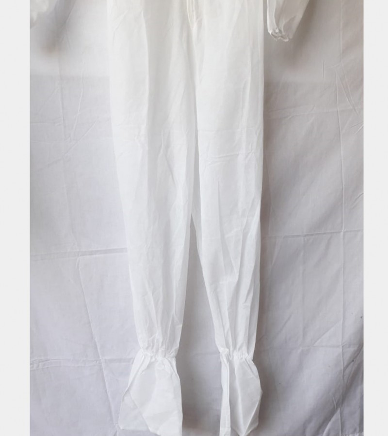 Body Protection Disposable Coverall Suit with Shoe Covers - 70gsm