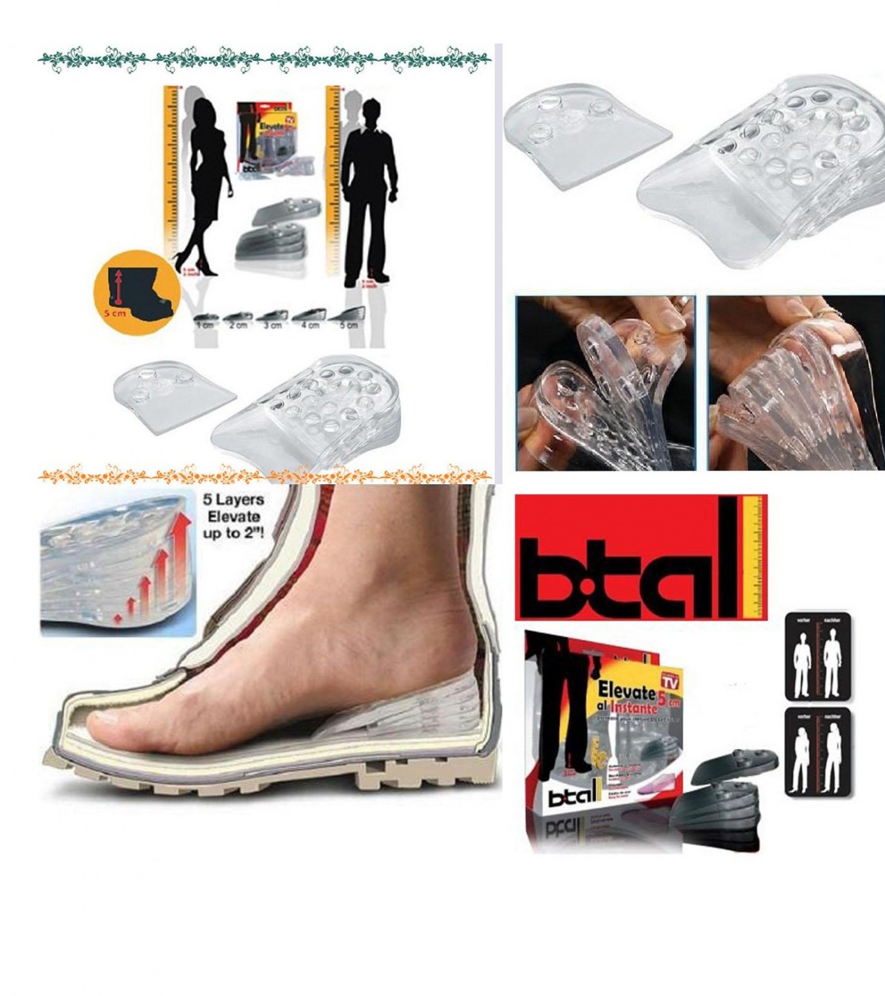 ELEVATE 5CM AL INSTANTE-INSTANT HEIGHT CM Sale price Buy