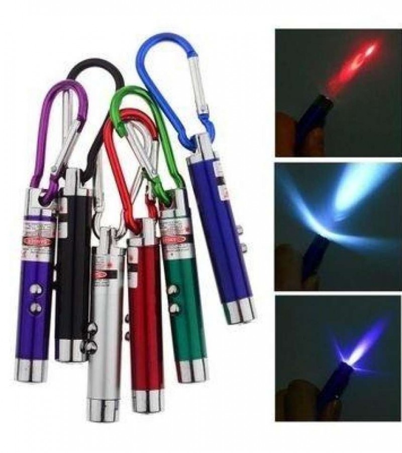 Mini Laser Light Pointer with Torch Light