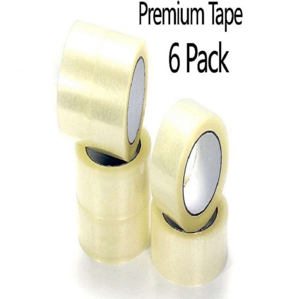 Pack of 6 - Packing Tape - Transparent