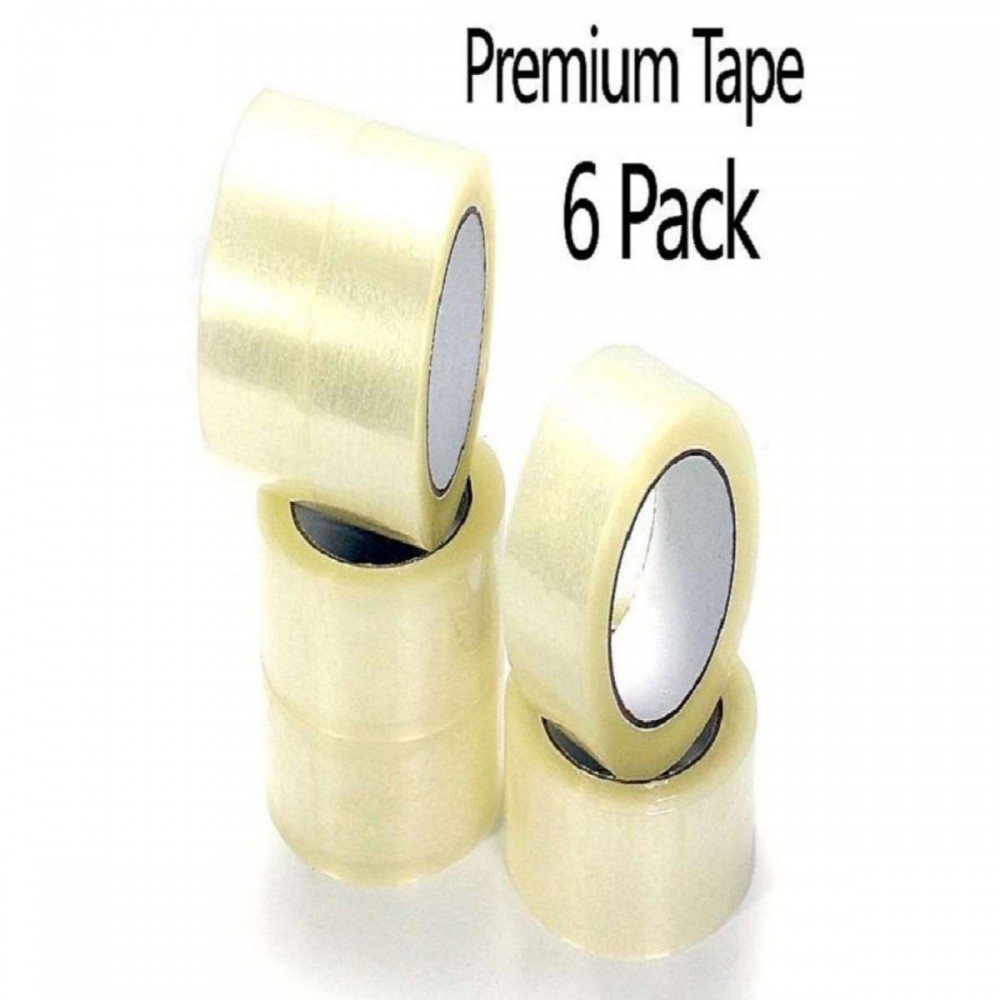 Pack of 6 - Packing Tape - Transparent