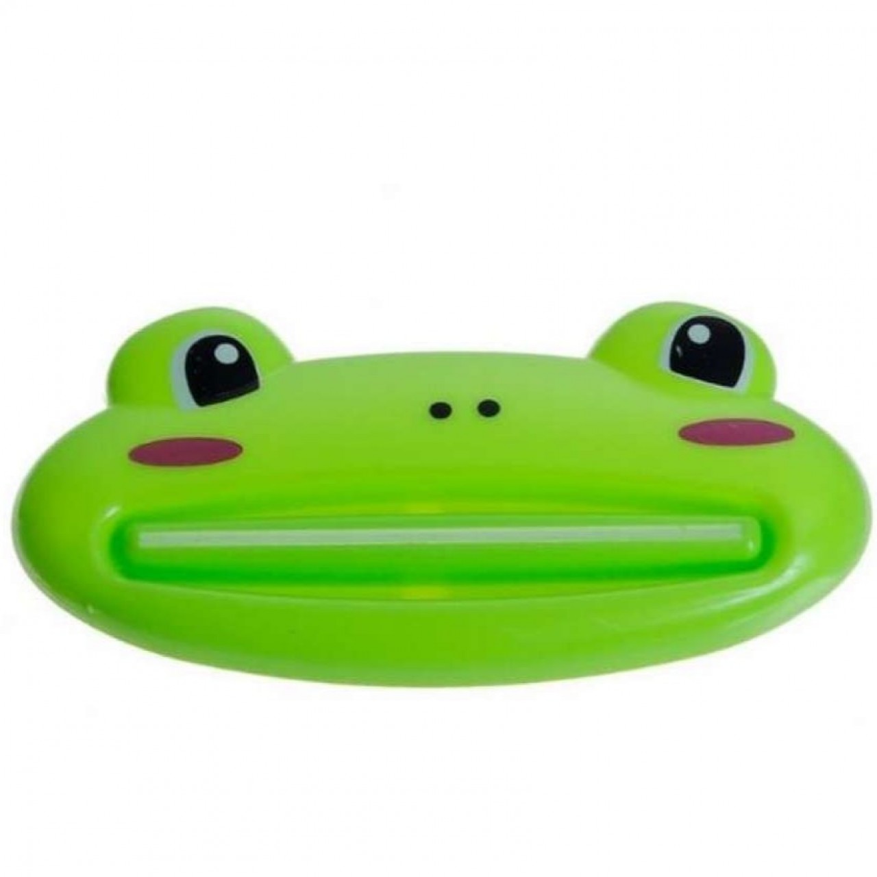 Plastic Cartoon Toothpaste Dispenser - Green