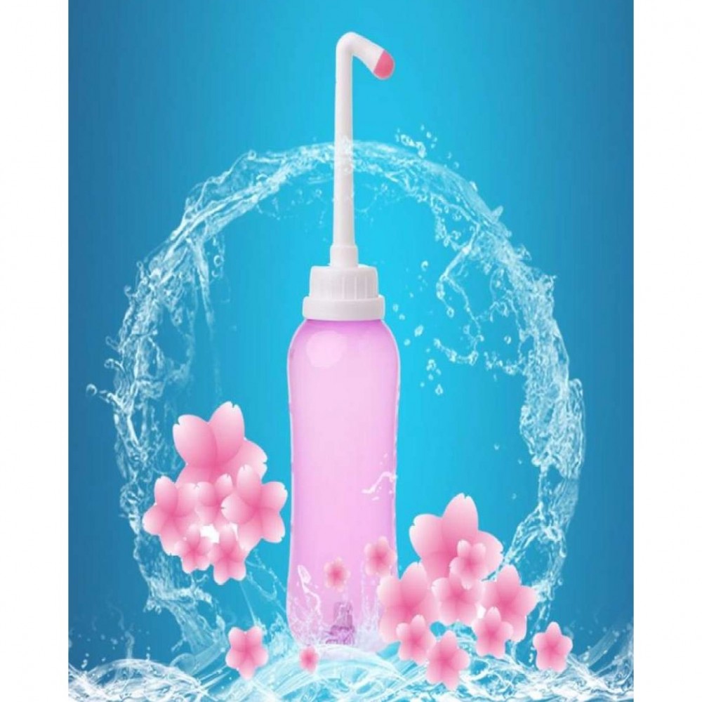 Portable Bidet Spray Travel Hand Held Plastic Bottle - 500Ml