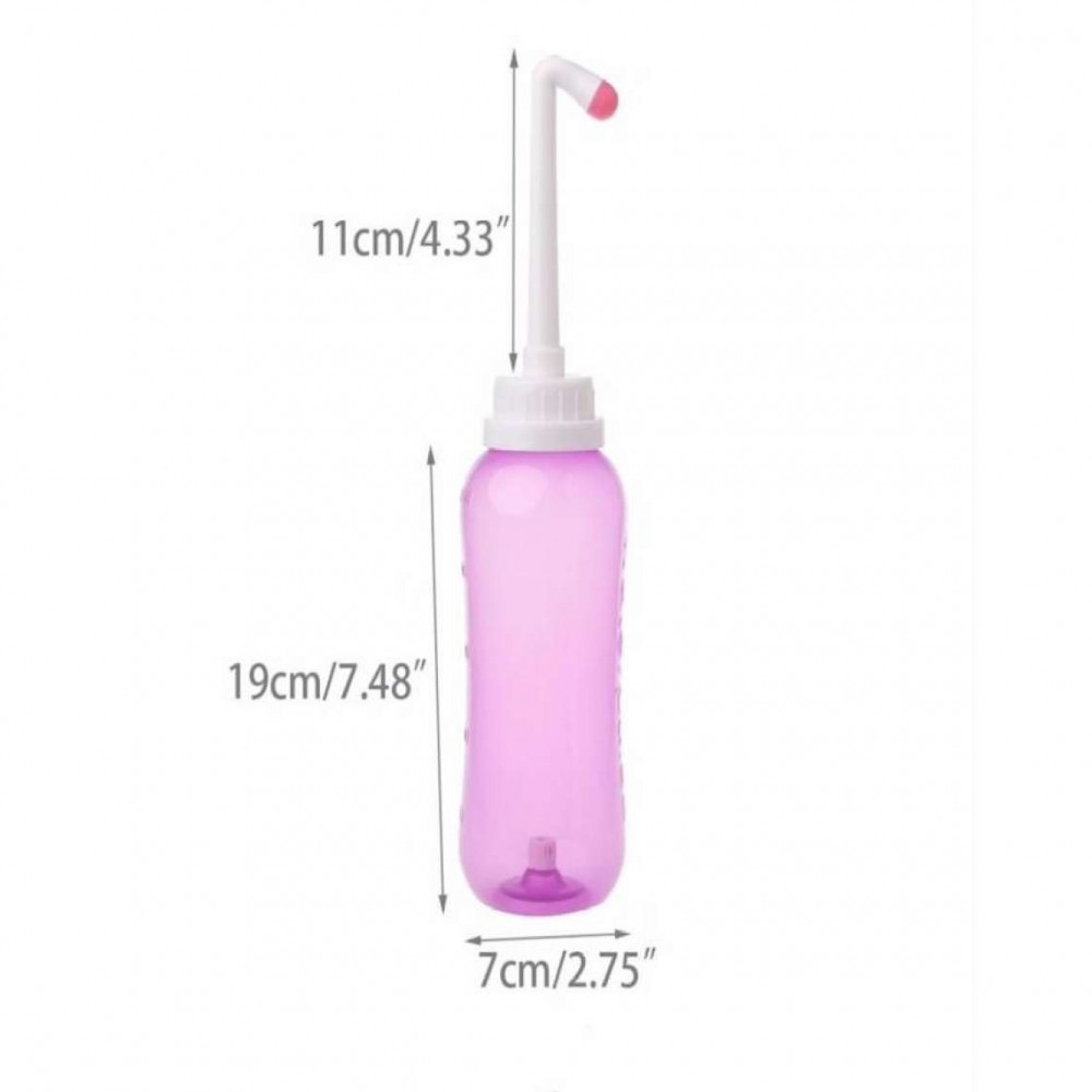 Portable Bidet Spray Travel Hand Held Plastic Bottle - 500Ml