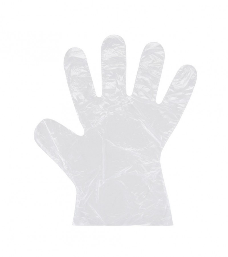 Plastic Polythene Disposable Gloves – 100 Pcs