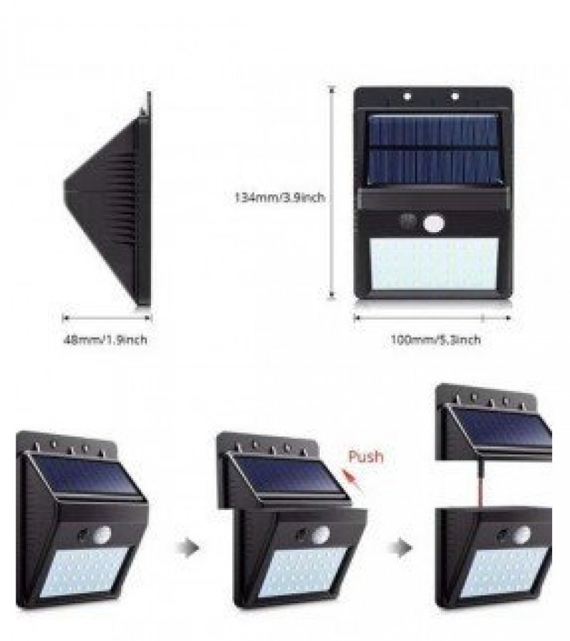 Solar Powered Led Wall Light