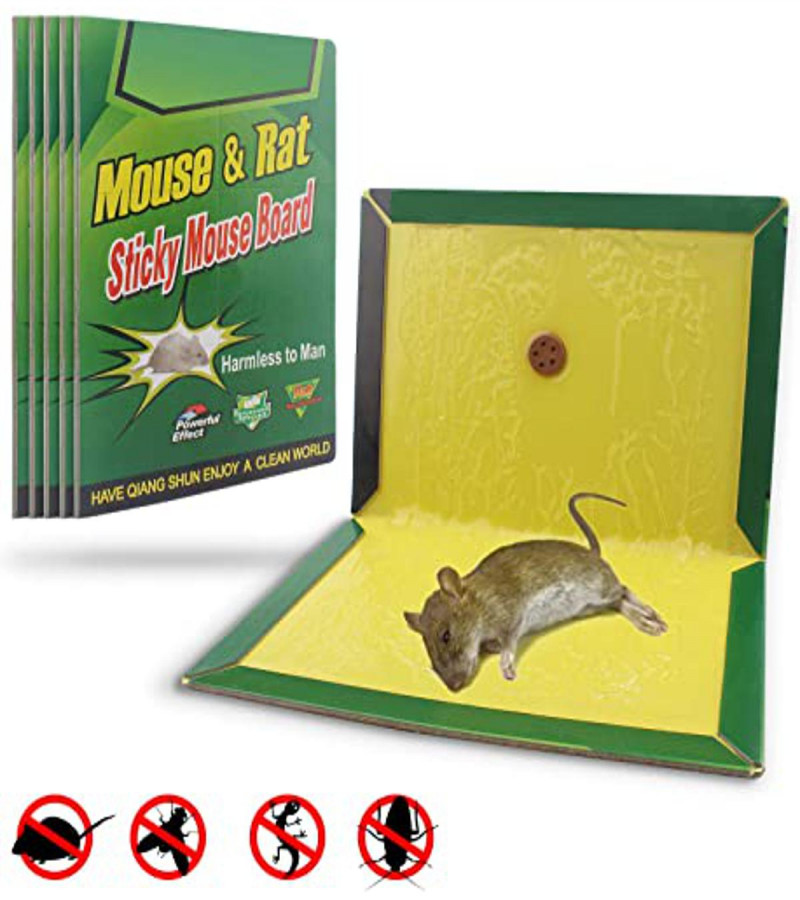 2 Pcs Reusable Expert Catch Mouse Glue Traps Mouse Size Glue Traps Sticky Boards Mouse Catcher Mice Professional