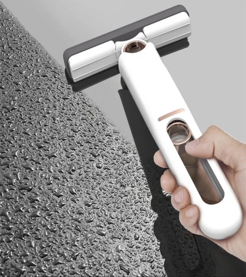 Mini Portable Self Squeeze Mop - Short Handle Mop - Mini Lazy Hand Wash Free Strong Absorbent Mop - Wet and Dry Use