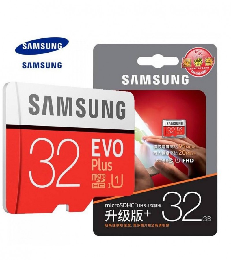 Samsung 32gb Evo Plus Memory Card For Camera and Mobile with 3 Months warranty