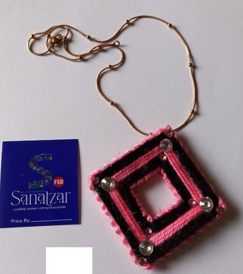 Handmade Pink Doori Necklace