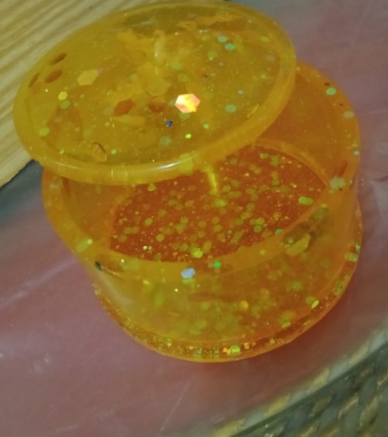 Yellow Resin Jewelry Box