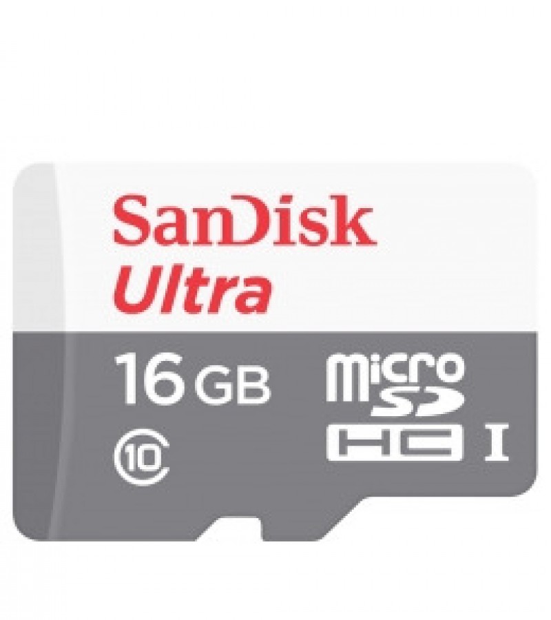 Sandisk 16GB Class 10 Ultra Micro SD 80mbps Memory Card