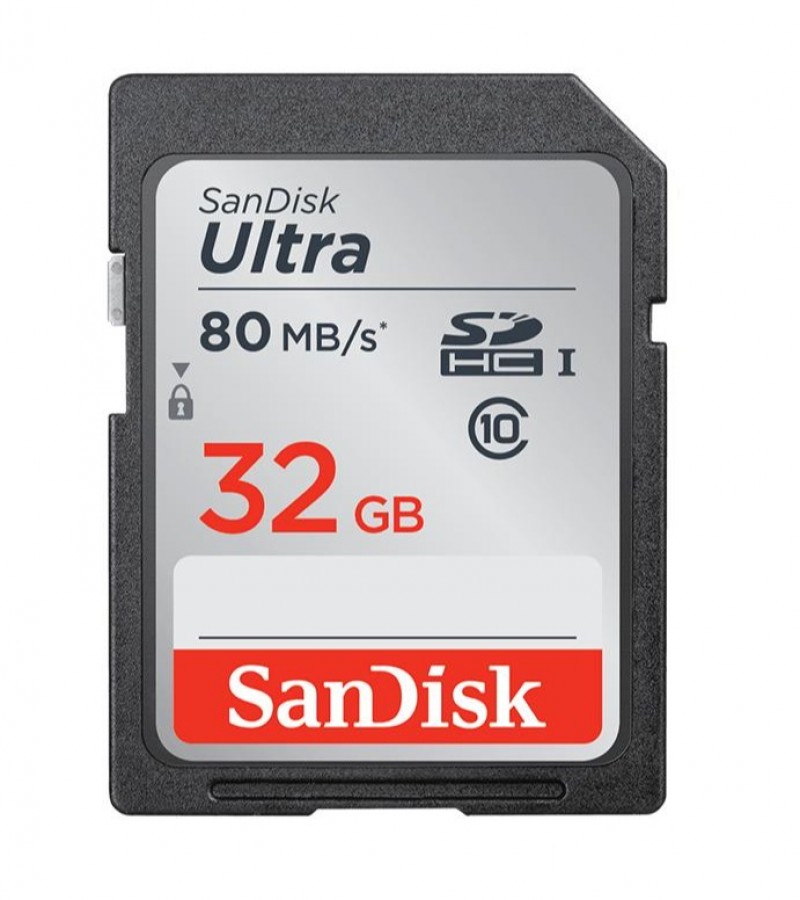 Sandisk 32gb Ultra 80mb/s SD Memory Card