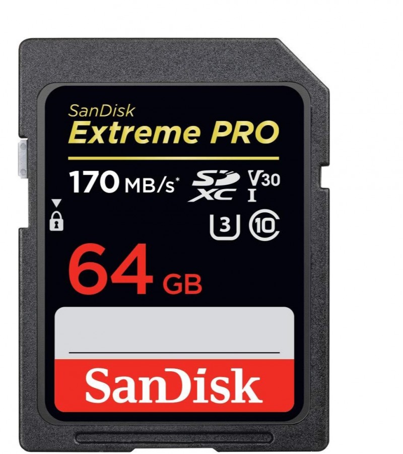 SanDisk Extreme PRO 64GB SDXC Memory Card up to 170MB/s