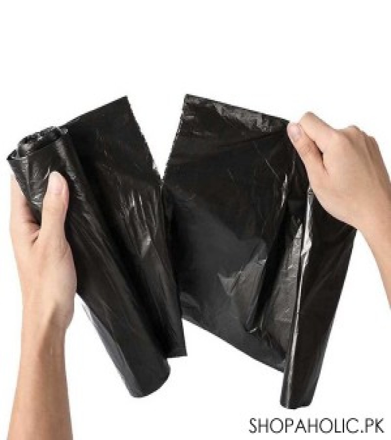 15/22/35 Pcs Black Garbage Bag Roll
