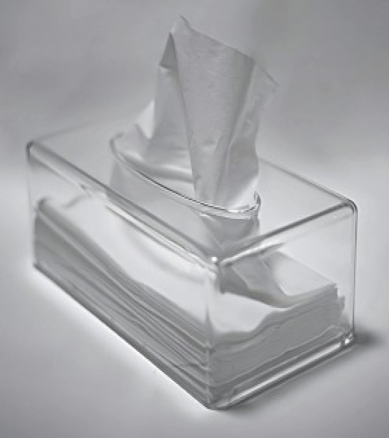 Rectangular Acrylic Tissue Box