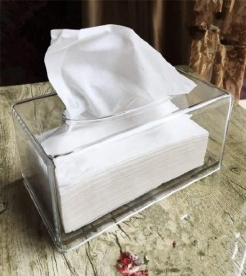 Rectangular Acrylic Tissue Box